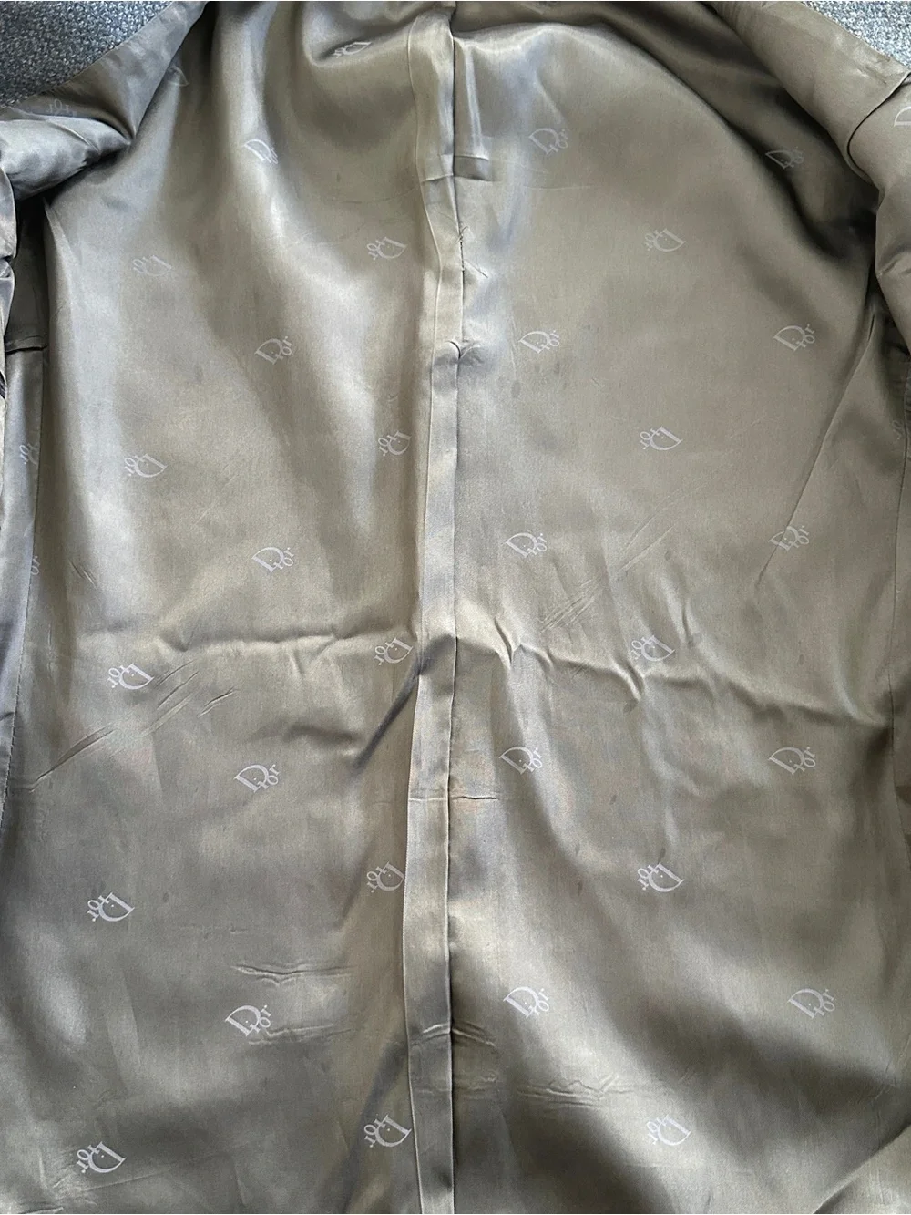 Vintage Christian Dior Monsieur Wool Blazer Gray Tweed Men’s / Unisex